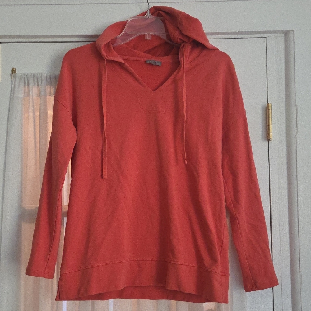 T by Talbots Hoodie Pullover, Pink Or Coral Color. Soft And Pretty!